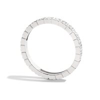 Anneau Recarlo Femme Face Cube in Or blanc Diamante 0.15 Ct R39GD906/D015 - R39GD906/D015